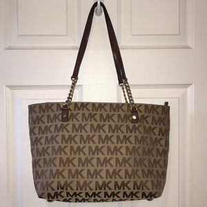 Michael Kors tan handbag